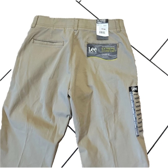 Bundle Of 2 Lee Extreme Motion Straight Fit Straight Leg Men 32X30 Khaki & Stone - Picture 10 of 10